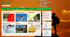 Desktop Screenshot of camping-visp.ch